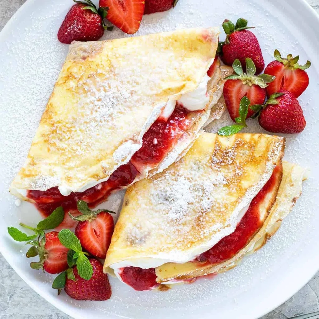 Crepes with Fresh Fruit