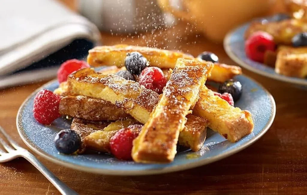 French Toast Sticks with Maple Yogurt