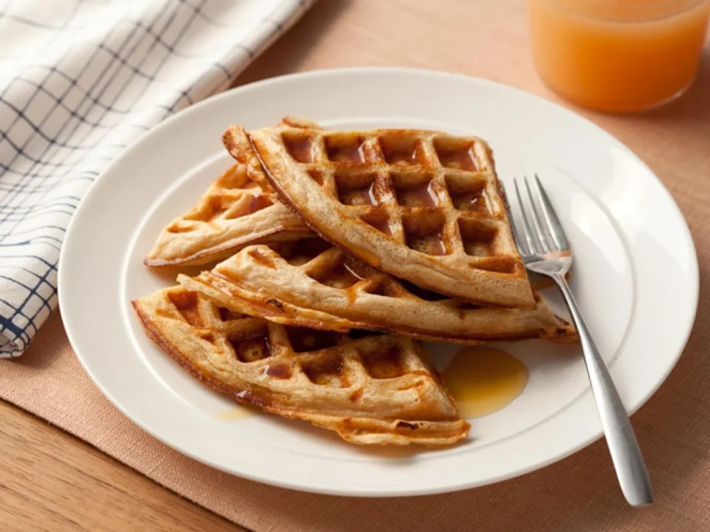 Whole Grain Waffles and Turkey Sausage